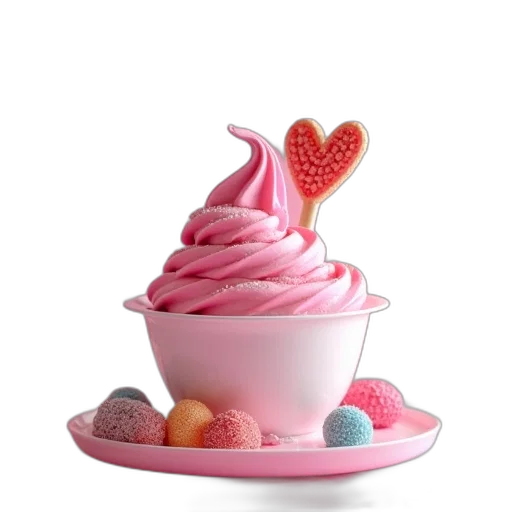 food, hat, 3d render, photorealistic transparent PNG cut-out