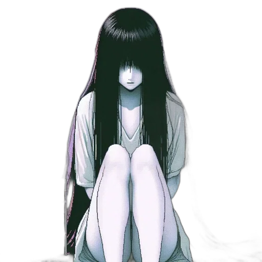 hair, dress, creature, mask transparent PNG cut-out