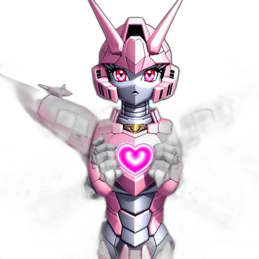 robot, jewelry, concept art, vaporwave transparent PNG cut-out
