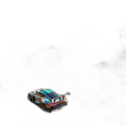 car, robot, concept art, 3d render transparent PNG cut-out