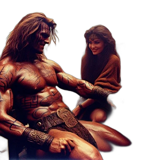 concept art, fantasy art, comic book art, photorealistic transparent PNG cut-out