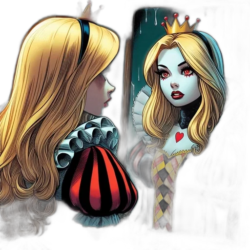 crown, comic book art, concept art, fantasy art transparent PNG cut-out