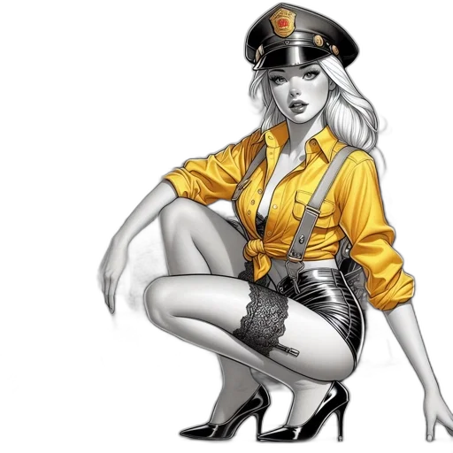 staff, dress, jacket, comic book art transparent PNG cut-out