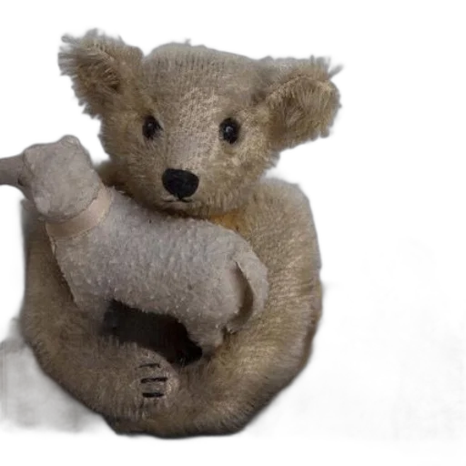 teddy, bear, holding, smaller transparent PNG cut-out