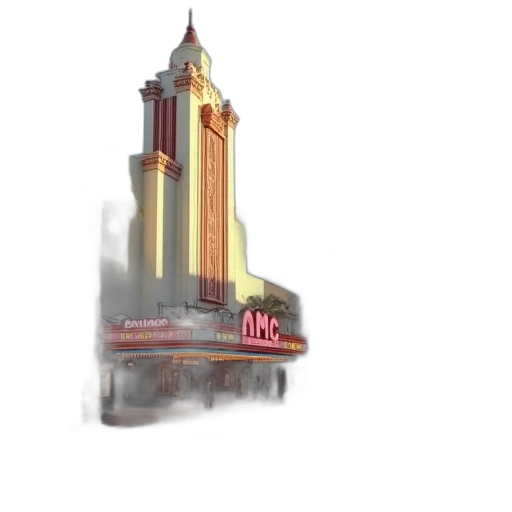 building, concept art, photorealistic, 3d render transparent PNG cut-out