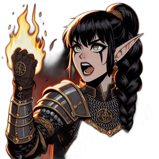 dragon, staff, fantasy art, concept art transparent PNG cut-out