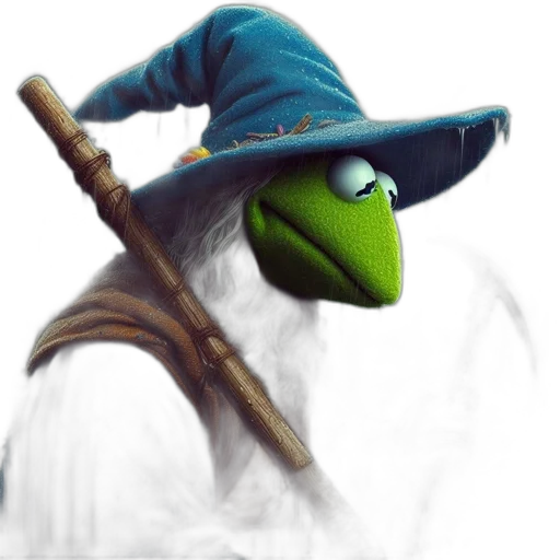 hat, staff, dragon, mask transparent PNG cut-out