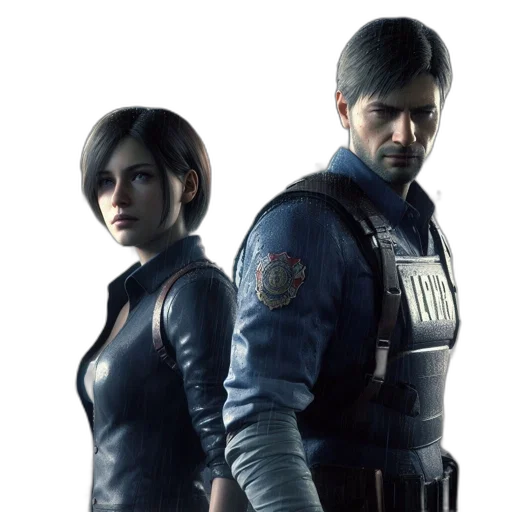 jacket, concept art, two, individuals transparent PNG cut-out
