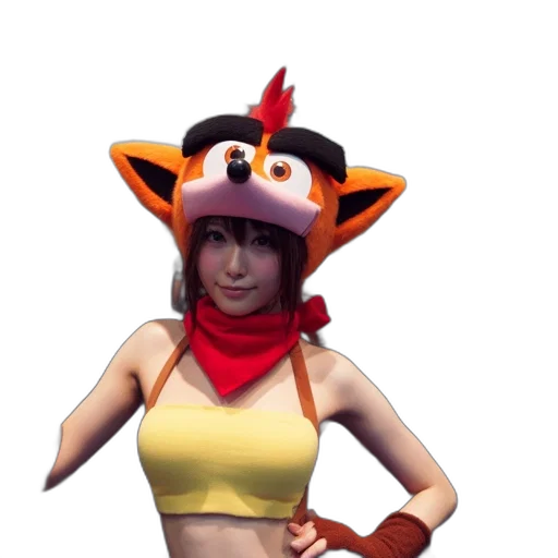 hat, mask, staff, animal transparent PNG cut-out