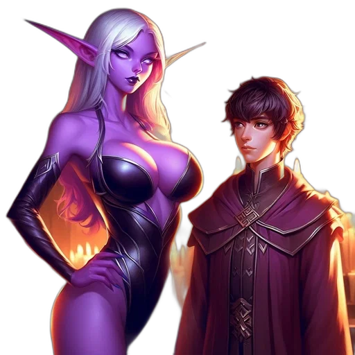fantasy art, concept art, pixel art, comic book art transparent PNG cut-out