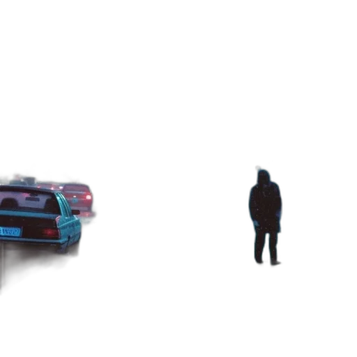 car, jacket, robot, vaporwave transparent PNG cut-out