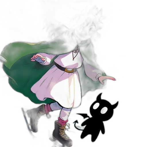 staff, mask, dragon, weapon transparent PNG cut-out