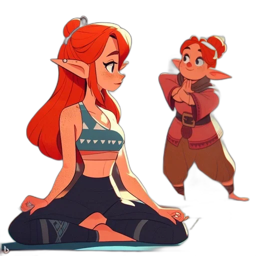 concept art, fantasy art, pixel art, watercolor transparent PNG cut-out