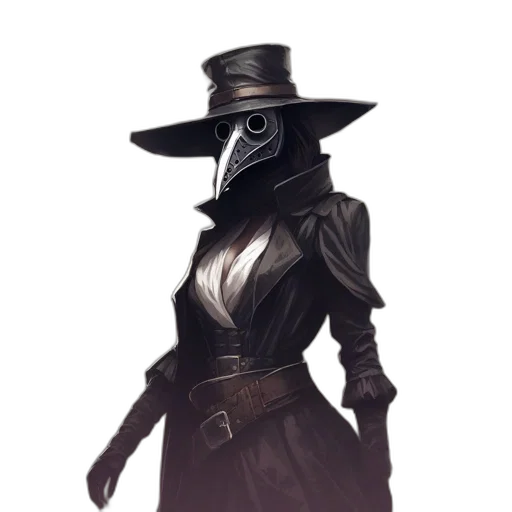 mask, staff, hat, robot transparent PNG cut-out