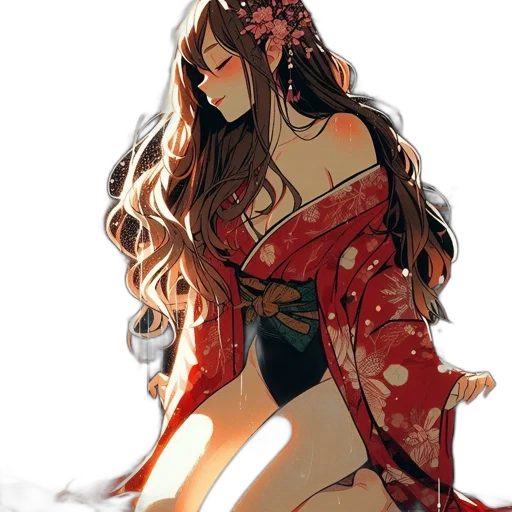 dress, fantasy art, concept art, anime transparent PNG cut-out