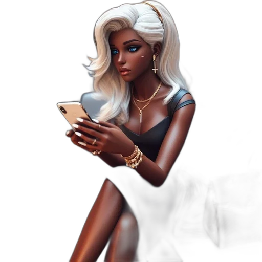 dress, fantasy art, concept art, comic book art transparent PNG cut-out