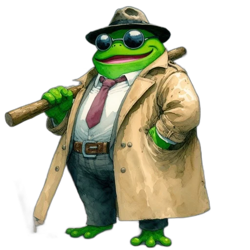 staff, animal, jacket, hat transparent PNG cut-out