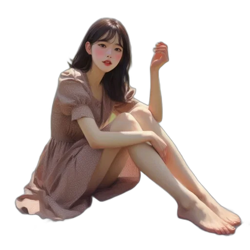 dress, shoes, jewelry, creature transparent PNG cut-out
