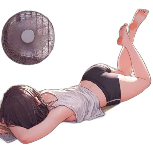 weapon, robot, creature, hair transparent PNG cut-out