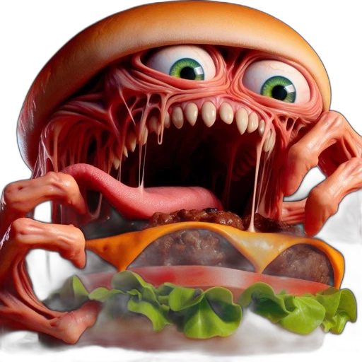 food, creature, animal, face transparent PNG cut-out
