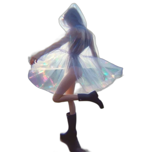 dress, umbrella, mask, robot transparent PNG cut-out