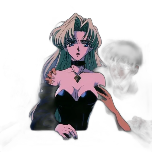 jewelry, vaporwave, concept art, anime transparent PNG cut-out