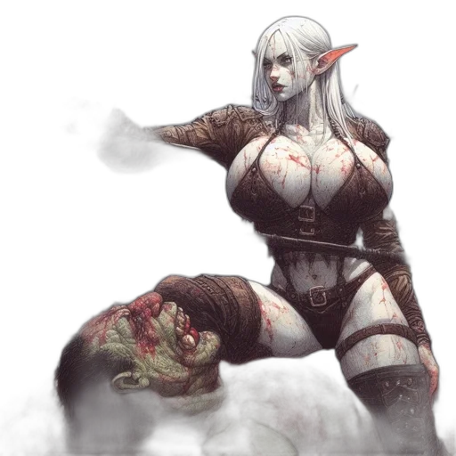 dragon, creature, weapon, fantasy art transparent PNG cut-out