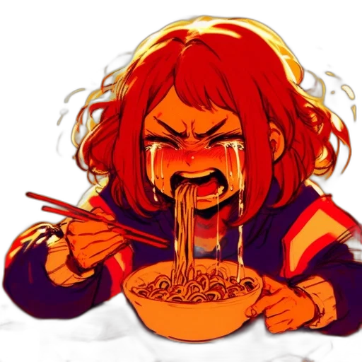 food, pixel art, concept art, comic book art transparent PNG cut-out