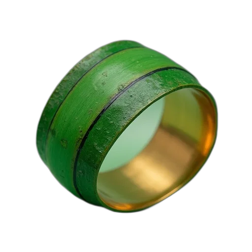 jewelry, 3d render, green, earth tones transparent PNG cut-out