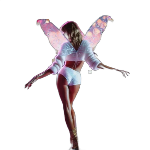 jacket, concept art, vaporwave, 3d render transparent PNG cut-out