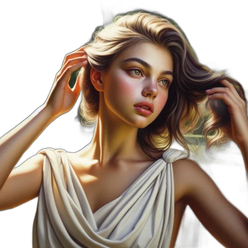 jewelry, face, dress, crown transparent PNG cut-out