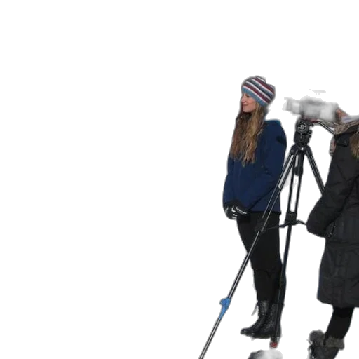 staff, hat, 3d render, snow transparent PNG cut-out