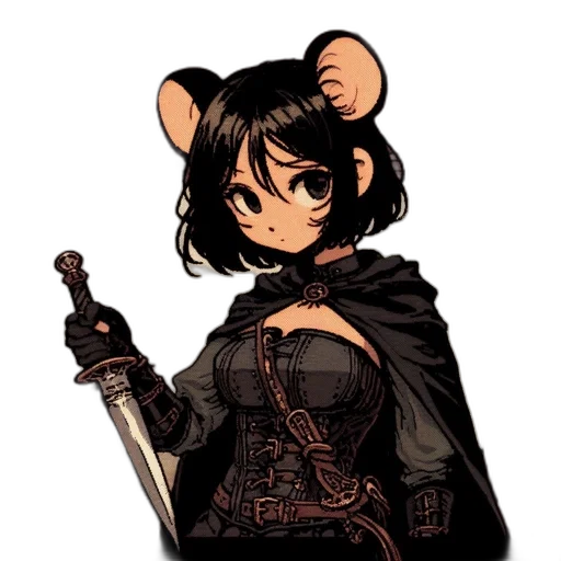 staff, weapon, jacket, animal transparent PNG cut-out