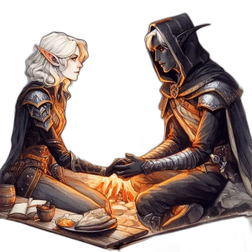 sword, jacket, concept art, fantasy art transparent PNG cut-out