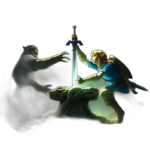 sword, staff, weapon, dragon transparent PNG cut-out
