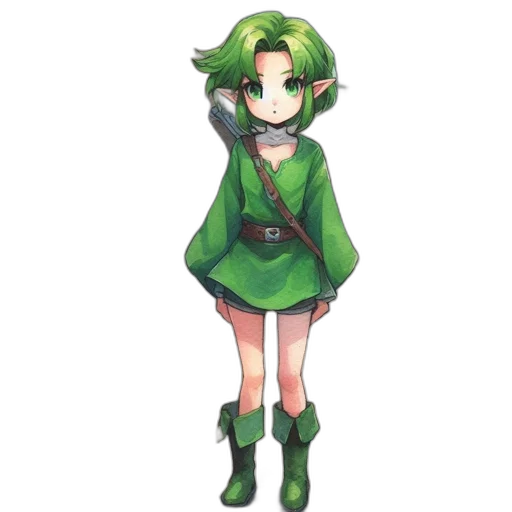 staff, dress, jacket, weapon transparent PNG cut-out