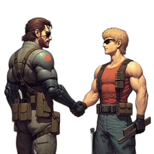 weapon, jacket, robot, concept art transparent PNG cut-out