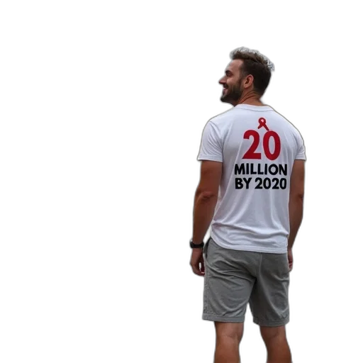 3d render, man, standing, city transparent PNG cut-out