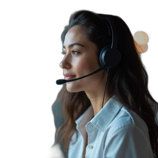staff, call, center, worker transparent PNG cut-out