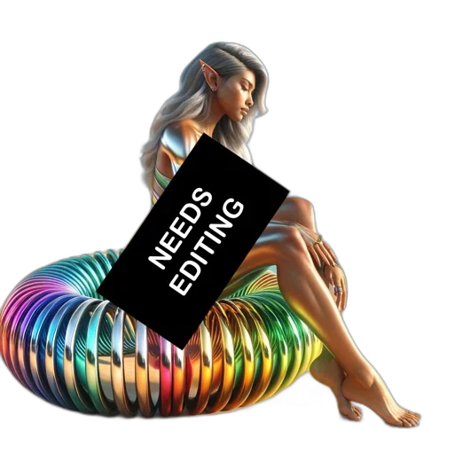 creature, dress, jewelry, hair transparent PNG cut-out