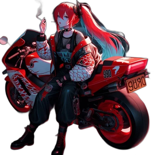 weapon, concept art, anime, cyberpunk transparent PNG cut-out