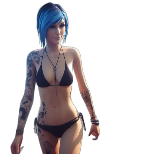 dress, cyberpunk, concept art, 3d render transparent PNG cut-out