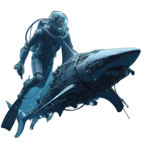 robot, weapon, creature, sword transparent PNG cut-out