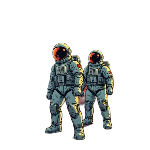 jacket, robot, concept art, pixel art transparent PNG cut-out