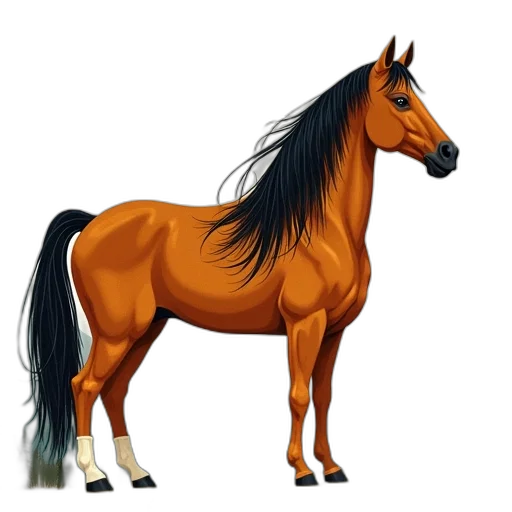 animal, hair, creature, 3d render transparent PNG cut-out