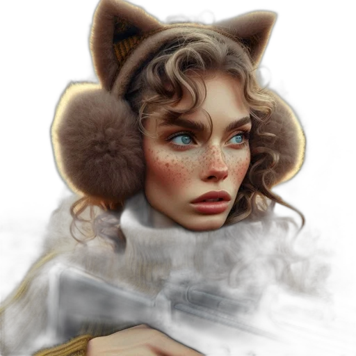 face, mask, fantasy art, concept art transparent PNG cut-out