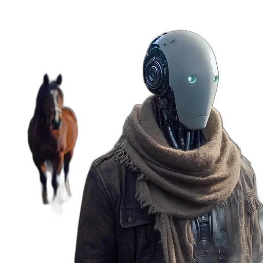 robot, mask, animal, creature transparent PNG cut-out