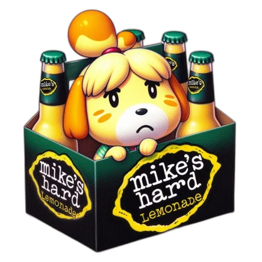 crown, hair, bottle, 3d render transparent PNG cut-out
