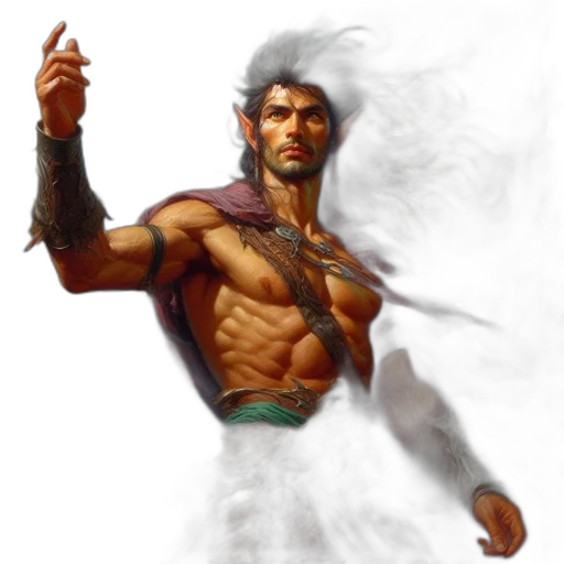 dragon, staff, fantasy art, concept art transparent PNG cut-out