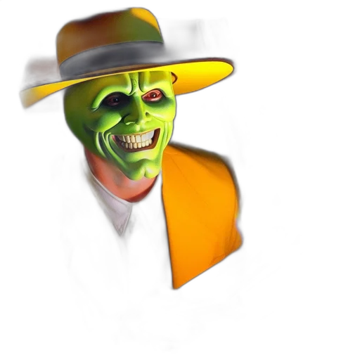 hat, mask, face, creature transparent PNG cut-out